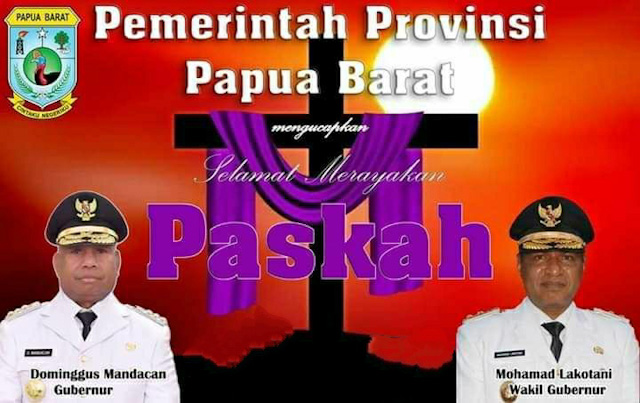 Pemprov Papua Barat Iklan Paskah