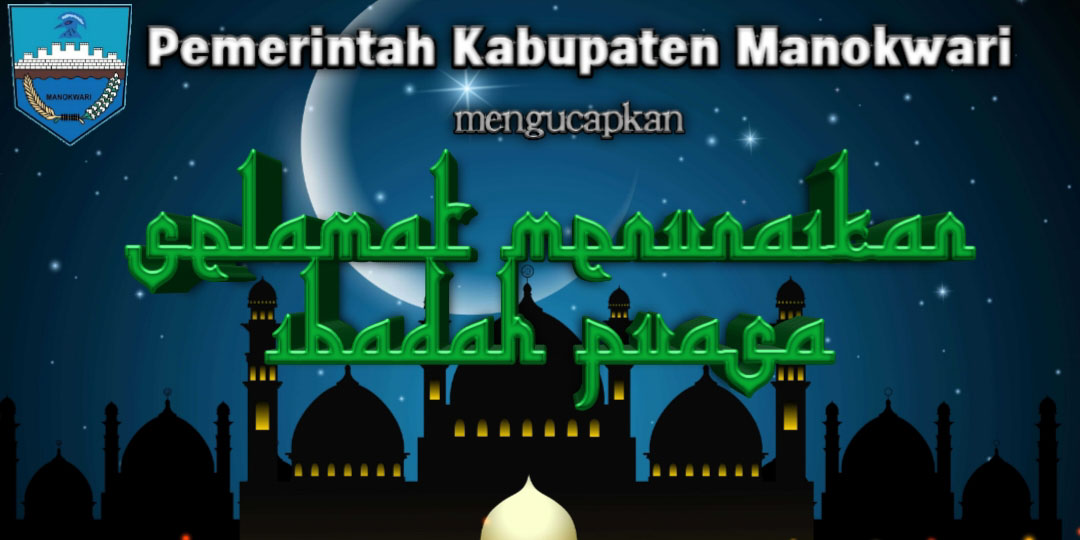 Ucapan puasa Pemkab Manokwari