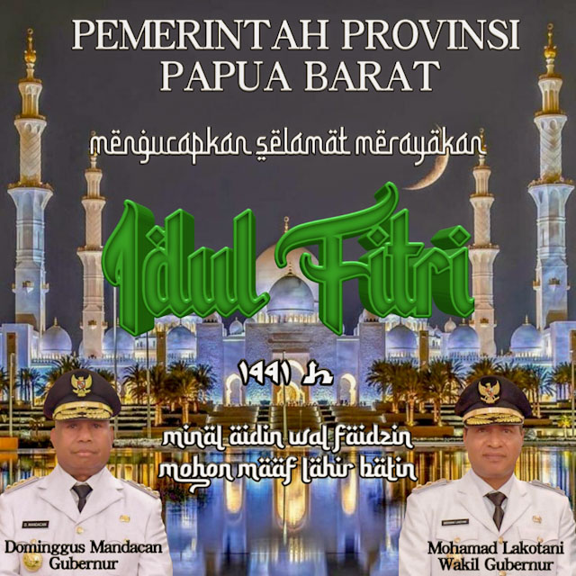 Pemprov Papua Barat Idul Fitri