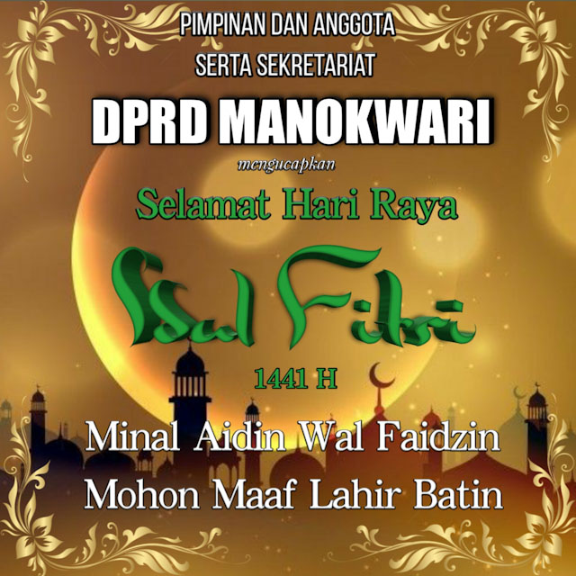 DPRD Manokwari Idul Fitri