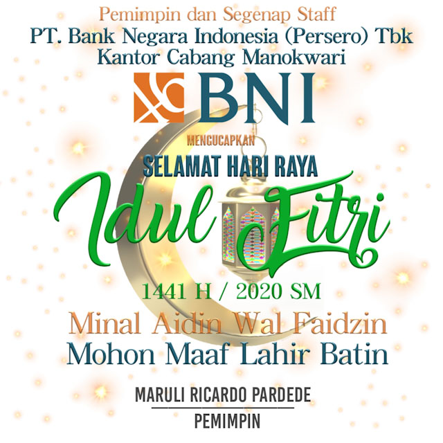 BNI Manokwari Idul Fitri