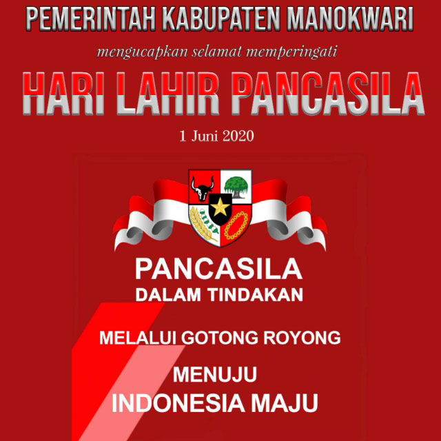 Hari Lahir Pancasila Pemkab Manokwari