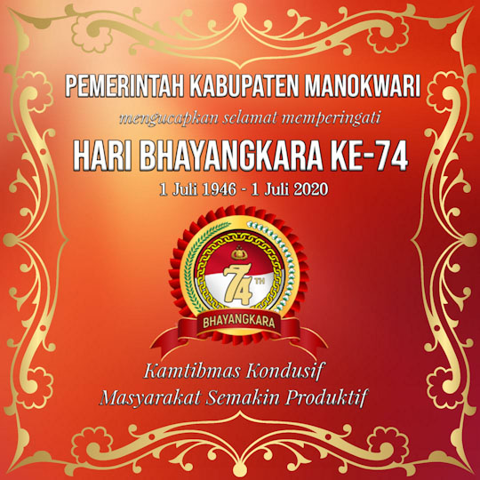 Dirgahayu Bhayangkara Manokwari