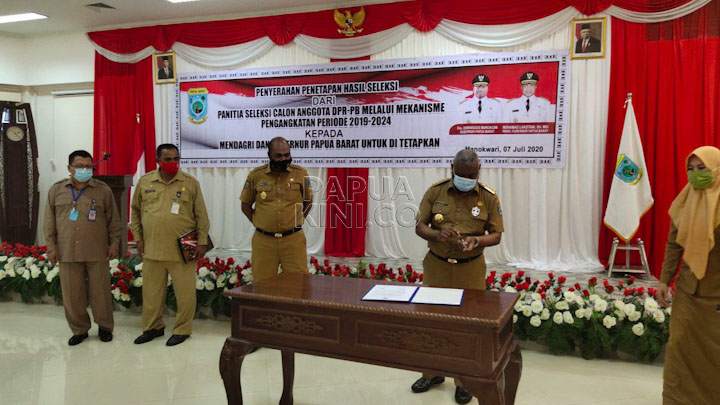 Gubernur Papua Barat dan Wakil Gubernur Ini 11 Nama Anggota DPR Papua Barat Terpilih Melalui Mekanisme Pengangkatan