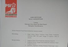 PSI Dukung Auri – Auparay di Pilkada Teluk Wondama PSI Dukung Auri – Auparay di Pilkada Teluk Wondama