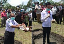 Gubernur Letakkan Batu Pertama Gedung Baru GPKAI Titus Sureij Gubernur Letakkan Batu Pertama Gedung Baru GPKAI Titus Sureij