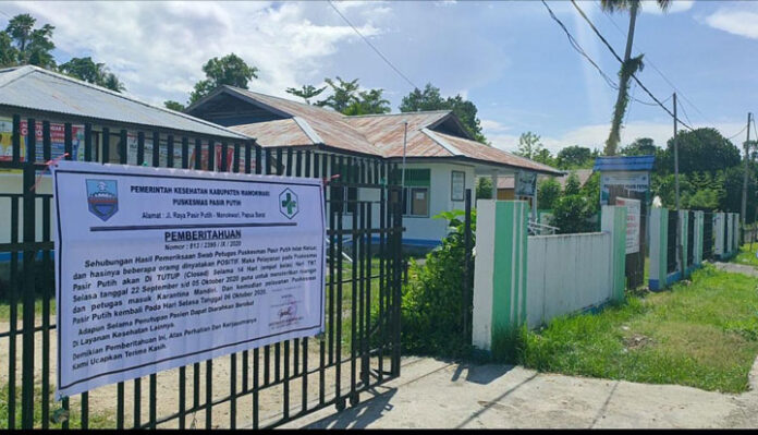21 Tenaga Kerja Kesehatan di 3 Puskesmas dan RSU Manokwari Terpapar Covid-19