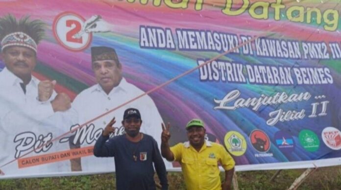 PDIP dan NasDem Bintuni Optimis PMK2 Menang 100 Persen di Distrik Beimes
