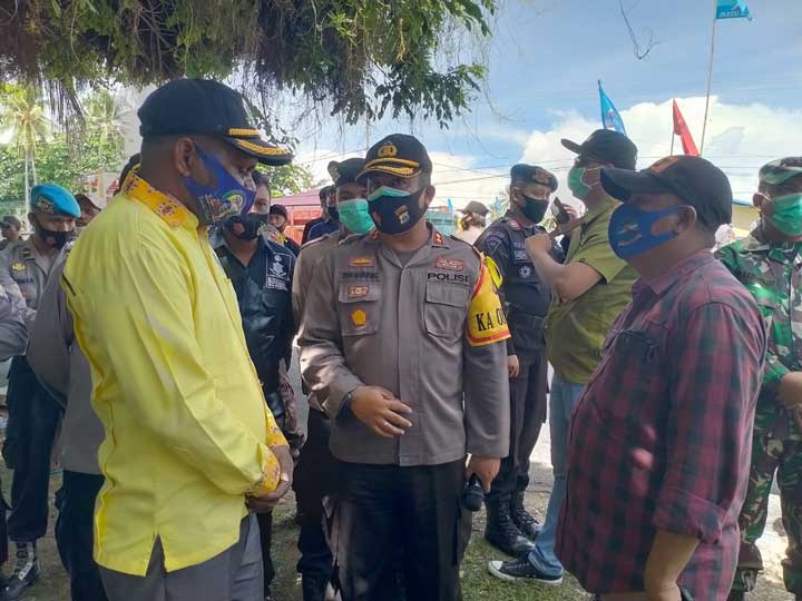 Belum Sempat Orasi, Kampanye Paslon Terkabul Dibubarkan Polisi