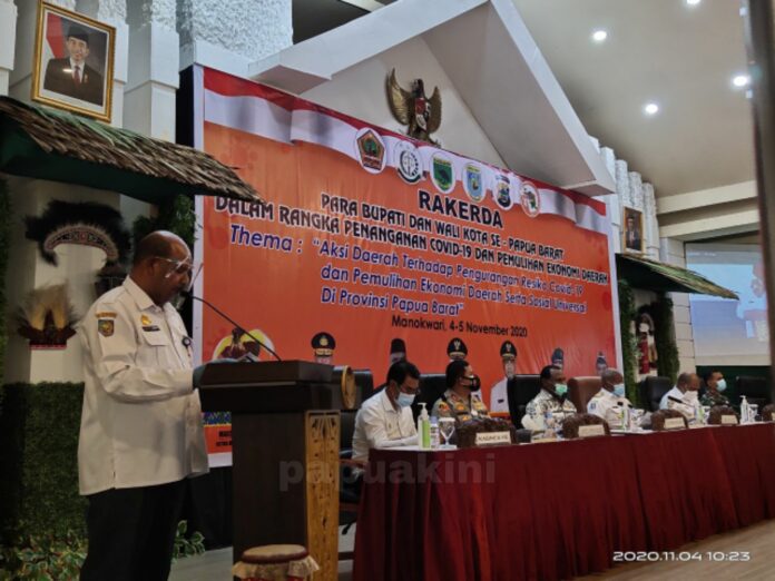 Papua Barat Gelar Rakerda Penanganan Covid-19 Para Kepala Daerah