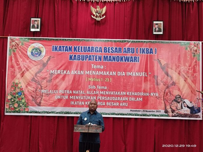 Ikatan Keluarga Besar Aru Manokwari Terima Kasih Gubernur Papua Barat