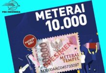 Meterai 10 Ribu Sudah Ada di Kantor Pos Manokwari Meterai 10 Ribu Sudah Ada di Kantor Pos Manokwari
