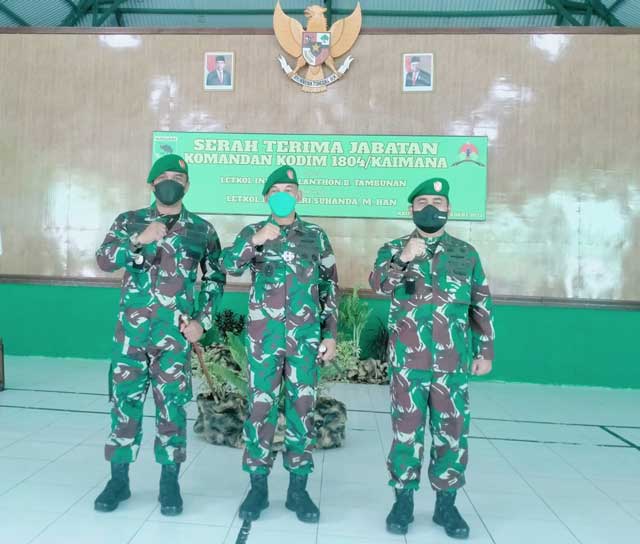 Chairi Suhanda Resmi Pimpin Kodim 1804 Kaimana 