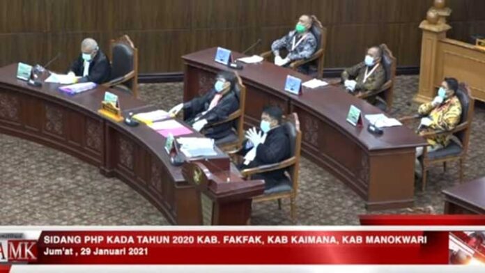 Sore Ini Sidang Lanjutan Sengketa Pilkada Kaimana di MK