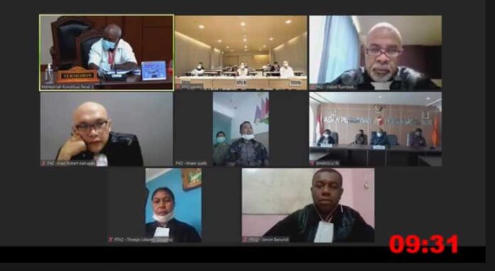 Bawaslu Manokwari Selatan di MK Benarkan KPU Tak Langgar Tahapan Pilkada