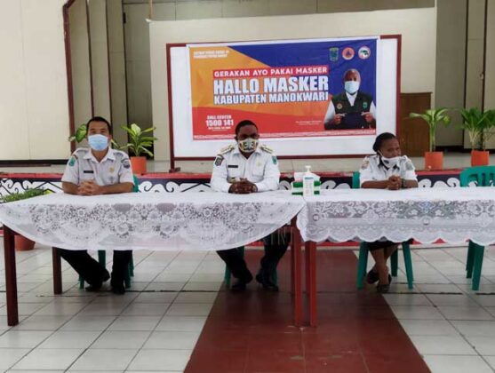 Luncurkan Hallo Masker, Bupati Manokwari Ingatkan Konsekuensi Sosial Meninggal Akibat Covid-19