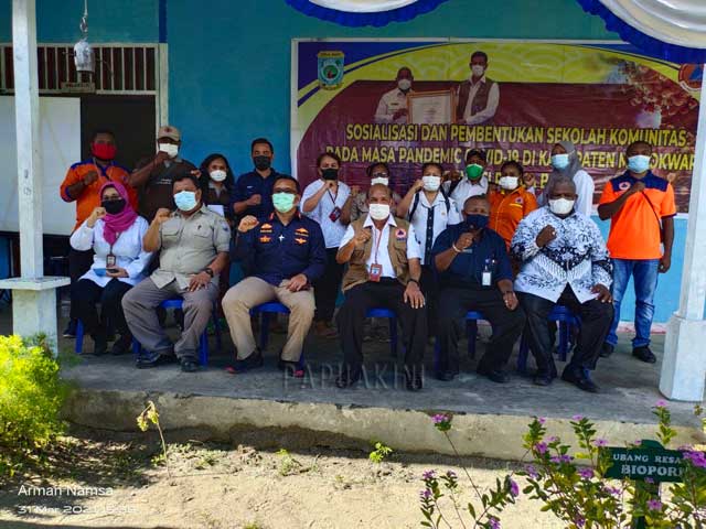 BPBD Papua Barat Rangkul Semua Komunitas Tangani Covid-19