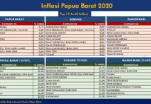 Trasportasi Udara Andil Inflasi Tertinggi Papua Barat di 2020 Trasportasi Udara Andil Inflasi Tertinggi Papua Barat di 2020