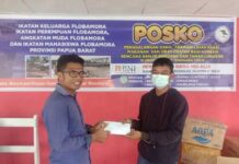 Pemuda Toraja di Manokwari Serahkan Dana Bantuan Korban Bencana NTT