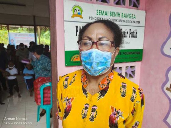 PKK Papua Barat Beri Bantuan Sesuai Kebutuhan di TK Yuliana Pasir Putih