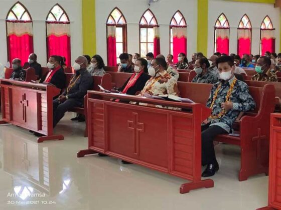 Gubernur Papua Barat Bupati Manokwari Resmikan Gereja GKI Bintang Daud Suaven