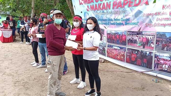HUT ke 204 Pattimura, Rony Lewakabessy Juara Makan Papeda, Embal Love Jawara Goyang Tobelo