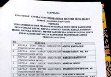 Ini Daftar Kepala Suku Pegunungan Arfak yang Dilantik Kepala Suku Besar Ini Daftar Kepala Suku Pegunungan Arfak yang Dilantik Kepala Suku Besar