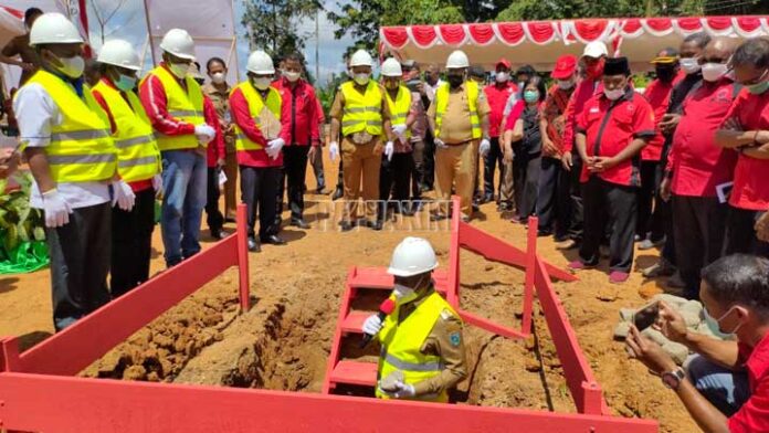 Pembangunan Sekretariat PDIP Papua Barat Dimulai