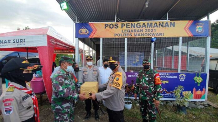 Kapolda Papua Barat, Pangdam, Kabinda Cek Pengamanan Idul Fitri