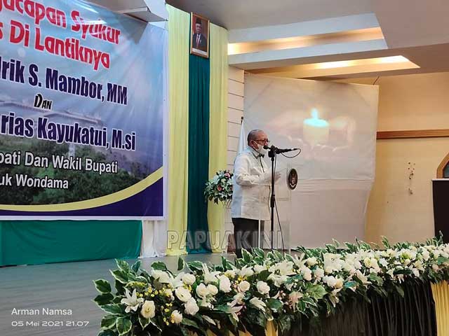 Mambor - Kayukatui Akan Awali Pemerintahan Dengan Napak Tilas Sejarah Penginjilan Teluk Wondama