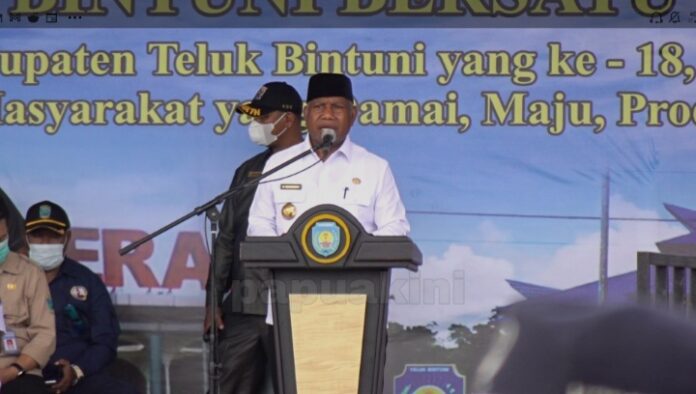 Gubernur Papua Barat Bilang di HUT 18 Teluk Bintuni Pemekaran Upaya Bersama