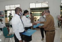 Bupati Teluk Wondama Ingatkan Tanggungjawab Besar Penyuluh Pertanian