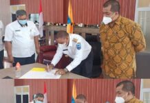 KPK Saksikan Bupati Manokwari Tanda Tangani Pakta Integritas Aset