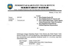 Warga Bintuni Ayo Saksikan Live Streaming Pelantikan Bupati dan Wakil Bupati di GSG Warga Bintuni Ayo Saksikan Live Streaming Pelantikan Bupati dan Wakil Bupati di GSG