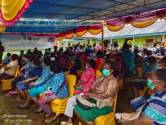 PKK Papua Barat Periksa Kanker Serviks Gratis, KB, dan PMT di Maybrat