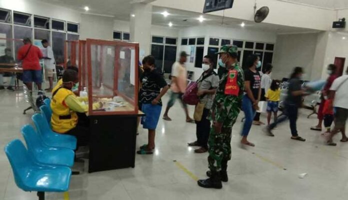 Kodim 1801/Manokwari Bantu Awasi Pelabuhan dan Bandara