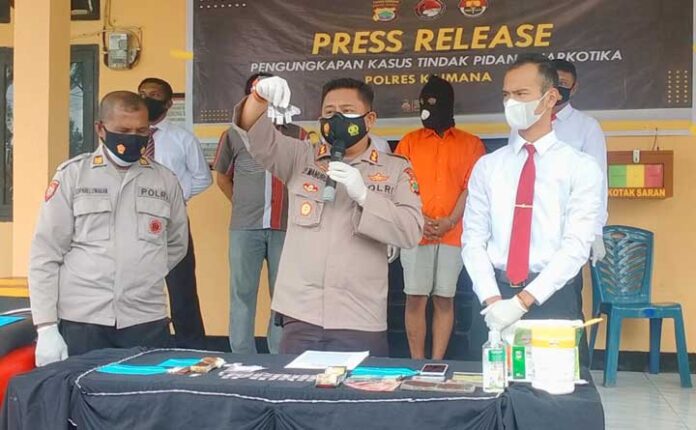 Polres Kaimana Gagalkan Penjualan Sabu
