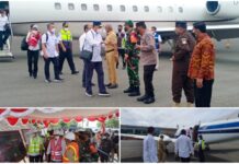Menhub dan Meninvest Tinjau Perpanjangan Landas Pacu Bandara Manokwari Menhub dan Meninvest Tinjau Perpanjangan Landas Pacu Bandara Manokwari