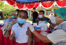 Kepala SMPN 1 Manokwari Terima Kasih Ortu Dukung Vaksinasi Siswa Kepala SMPN 1 Manokwari Terima Kasih Ortu Dukung Vaksinasi Siswa