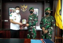 Bertemu Danbrigif 26/GP, Bupati Kaimana Harapkan Dukungan TNI Jaga Keamanan Bertemu Danbrigif 26/GP, Bupati Kaimana Harapkan Dukungan TNI Jaga Keamanan