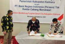 Teken MoU Dengan BNI, Bupati Kaimana Harap PAD Kaimana Naik Teken MoU Dengan BNI, Bupati Kaimana Harap PAD Kaimana Naik