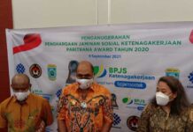 Papua Barat Kembali Raih Paritrana Award Papua Barat Kembali Raih Paritrana Award