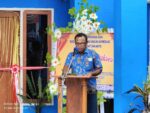 Ketua Panitia Peresmian Gedung kantor dan Aula koperasi TKBM Teluk Doreri George Awom