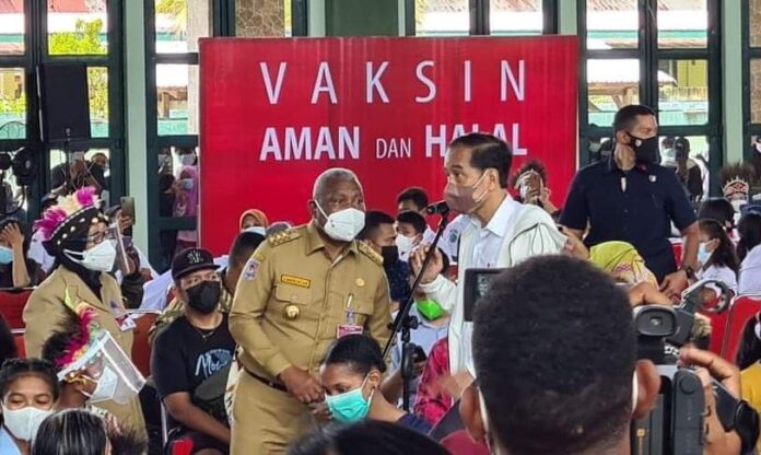 Presiden Apresiasi Antusiasme Masyarakat Papua Barat Ikuti Vaksinasi Covid-19