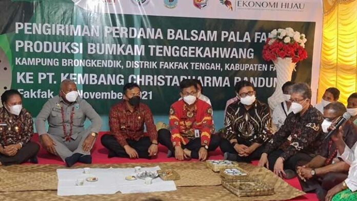 10 Ribu Pot Balsam Pala Fakfak Dikirim ke Bandung