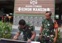 Panglima TNI Resmikan Ruang Fitness Simon Mansim Kodam Kasuari Panglima TNI Resmikan Ruang Fitness Simon Mansim Kodam Kasuari