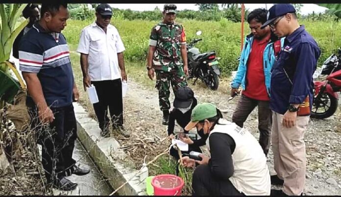 Dugaan Pencemaran Sungai Wariori, DLHP Manokwari Ambil Sampel Air di Tiga Tempat