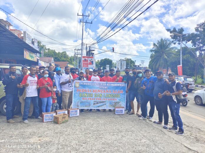 Pemuda Kei Manokwari Galang Dana Kemanusiaan Korban Banjir Jayapura