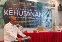 Wagub Papua Barat Ingatkan Renja Renstra Kehutanan Koordinasi Bappeda Wagub Papua Barat Ingatkan Renja Renstra Kehutanan Koordinasi Bappeda