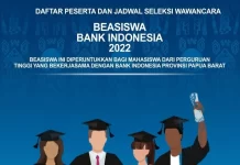 BI Papua Barat Seleksi Wawancara Beasiswa 2022 BI Papua Barat Seleksi Wawancara Beasiswa 2022